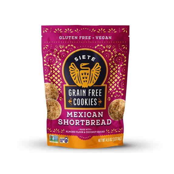 Siete Grain Free Mexican Shortbread Cookies (6 Bags)
