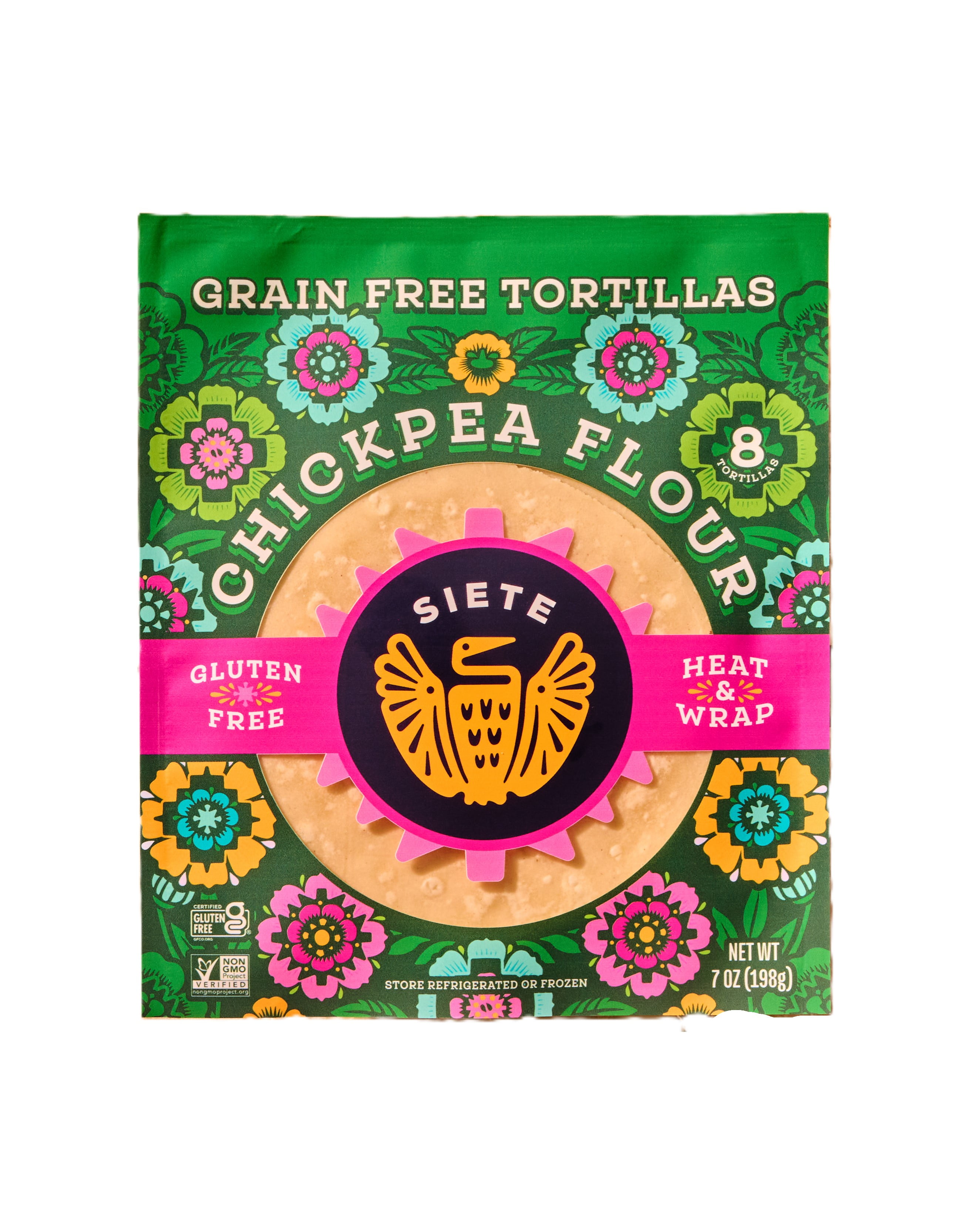 Coyotas Cassava Tortillas - Grain-Free, Gluten-Free, Vegan Wraps - 9 Inch Large (3 Packs, 18 Total)