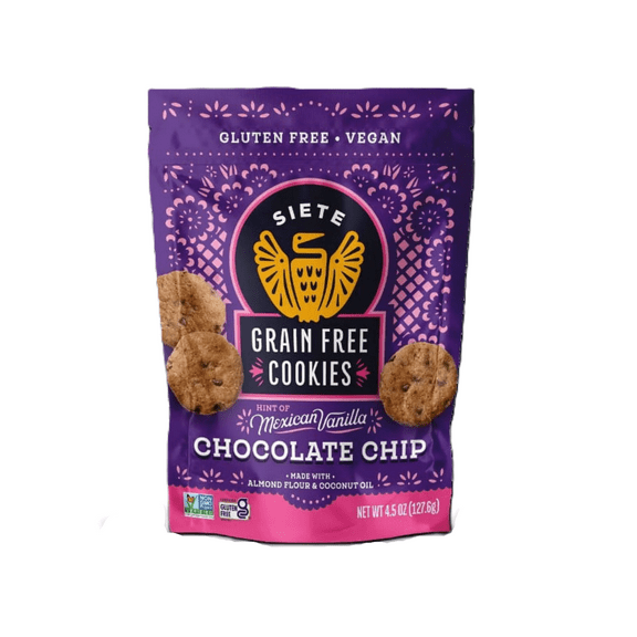 Siete Hint of Mexican Vanilla Chocolate Chip Grain Free Cookies