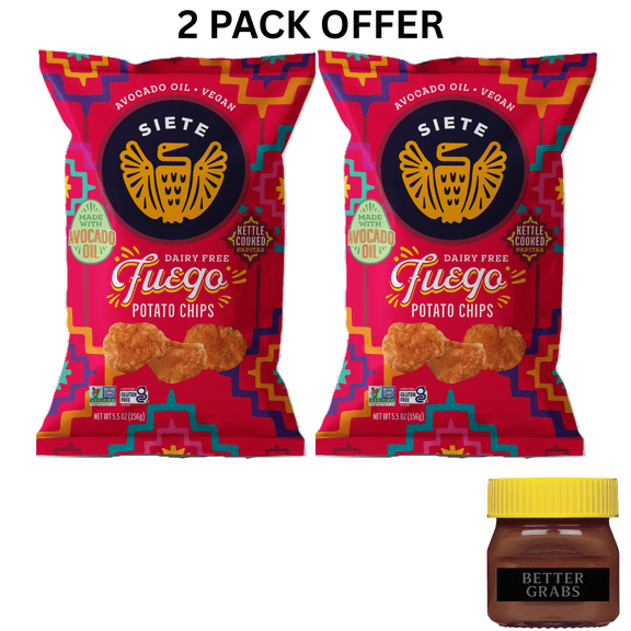 Siete Kettle Cooked Potato Chips Fuego