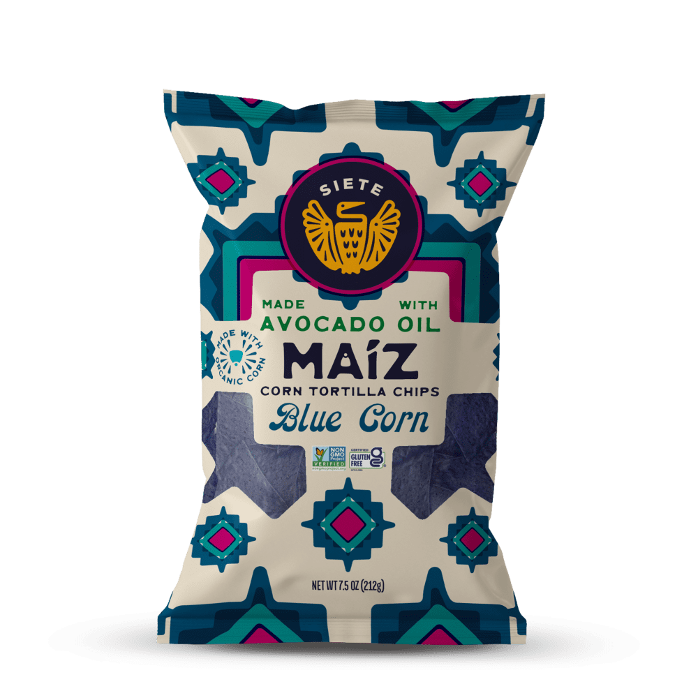 Siete Maiz Blue Corn Totopos Corn Tortilla Chips