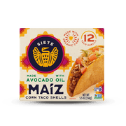 Siete Foods Gluten Free Maíz Corn Taco Shells 5.5 oz, 12ct