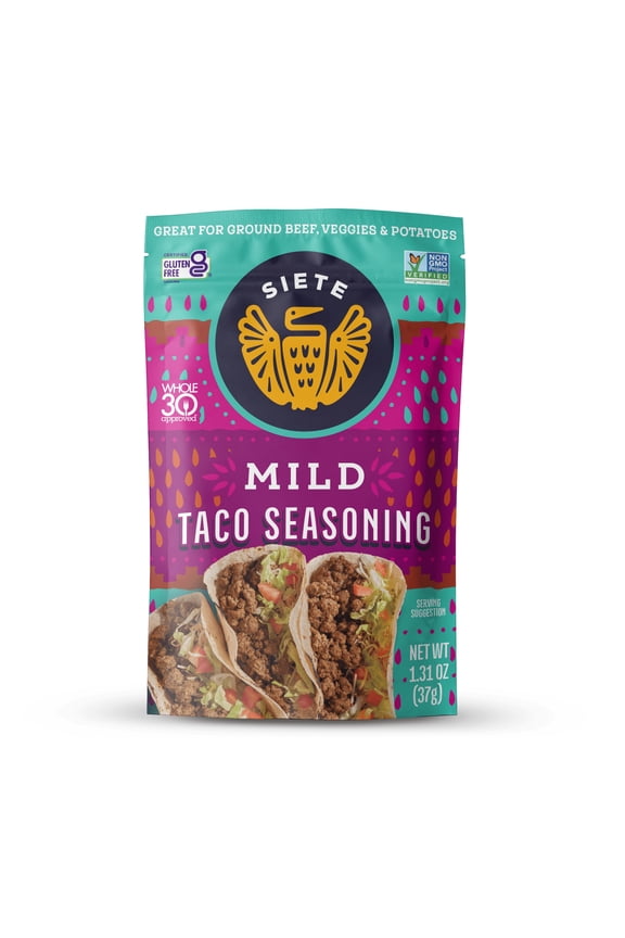 Mild Taco Seasoning, Mixed Spice, 1.31 oz. Packet