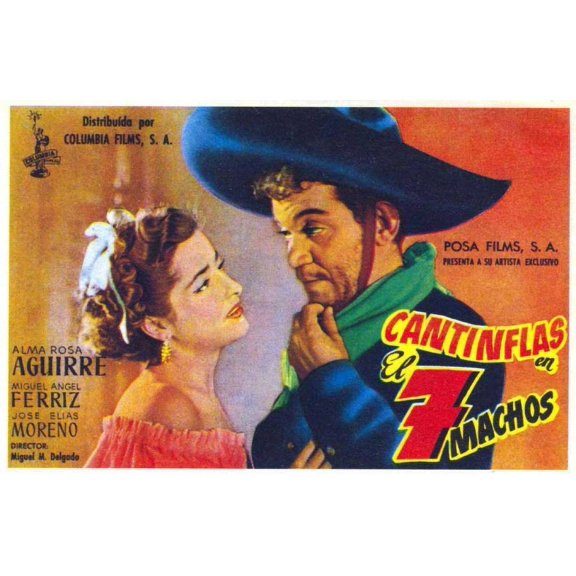 Siete machos, El Movie Poster (11 x 17)