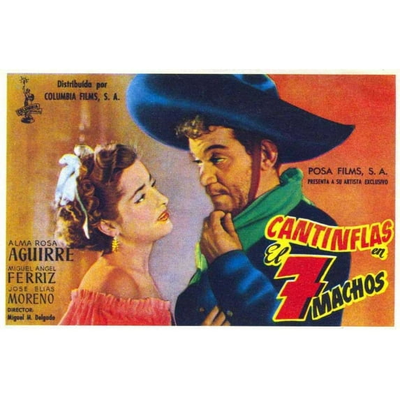 Siete machos, El Movie Poster (11 x 17)