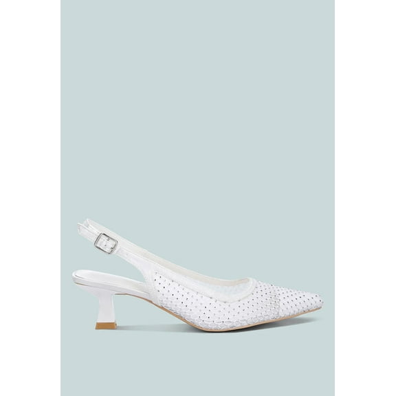 Siev Rhinestone Slingback Mules