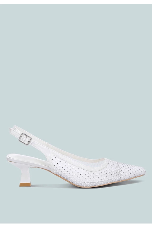 Siev Rhinestone Slingback Mules