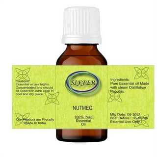 SVA Nutmeg Essential Oil 4 Oz Premium Therapeutic Grade 100% Pure Natural  Undiluted Oil with