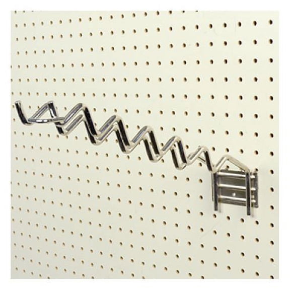 Siffron 7179162124 Heavy Duty Chrome Plated Pegboard Rake & Shovel Storage Hanger - Quantity of 20