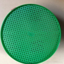 Sifter for Rocks, Sifting Pan, Fossil Soil Sieves Screen for Gardening, Fine Classifier Compost Strainer, Round Plastic Riddle Work Tray for Dirt Sand Mealworm Casting Gravel