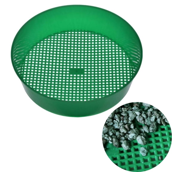 Sifter for Rocks, Sifting Pan, Fossil Soil Sieves Screen for Sifting Rock Dirt Potted Plants Mining