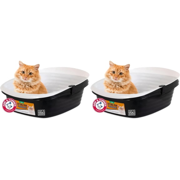 Sifting Cat Litter Box with Lift-to-Sift Technology, Large Open Top Design with Odor Control