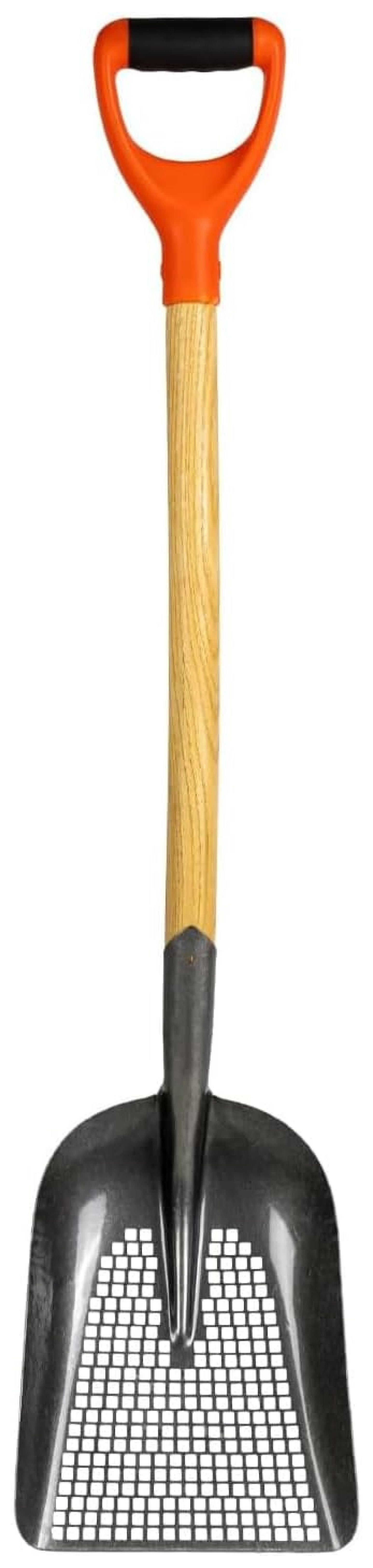 Sifting Shovel Steel Sand Sifter Treasure Shovel Digger Sifter for Farm Chicken Coop Goat Stall