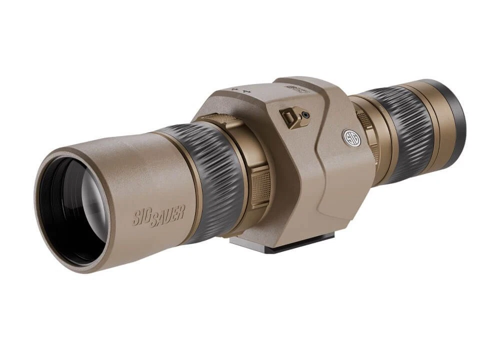 Sig Sauer Electro Optics OSCAR6 16-32X60mm HDX Pro Lens Spotting Scope, FDE (SOO62001)