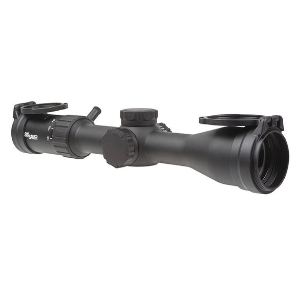 Sig Sauer WHISKEY4 3-12x44mm Riflescope w/ SFP Quadplex Reticle - SOW43003