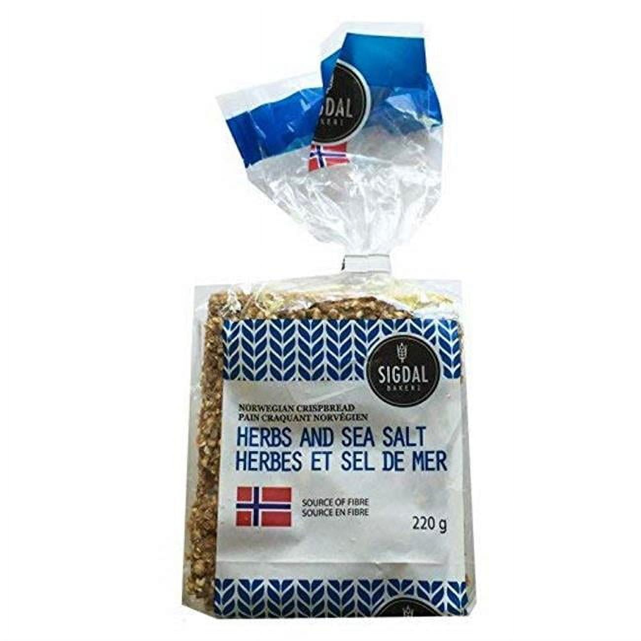 Sigdal Bakeri Herbs & Sea Salt Norwegian Crispbread, 8.29 oz