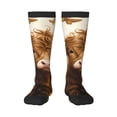 thumbnail image 1 of Sigee Adorable Calf Butterflies Champagne for Socks for Men Women Socks Stocking Compression Socks, 1 of 6