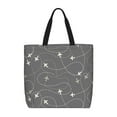 thumbnail image 1 of Sigee Airplane Routes Around The World Print Large Capacity Zippered Tote Bag - Durable, Stylish and Versatile for Everyday Use, 1 of 9