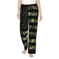 thumbnail image 1 of Sigee American Flag Camo Print Women's Soft Pajama Pants - Breathable and Comfortable Lounge Sleep Bottoms with Elastic Waistband and Pockets-Small, 1 of 9