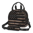 thumbnail image 1 of Sigee American Flag with Desert Camouflage for Reusable Lunch Box for Men/Women for Work, Office, Picnic - Spacious, Lightweight, and Easy to Clean, 1 of 5