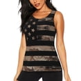 thumbnail image 1 of Sigee American Flag with Desert Camouflage for Women's Workout Tank Top,Running Tank Tops,Sleeveless Gym ClothesMedium, 1 of 8