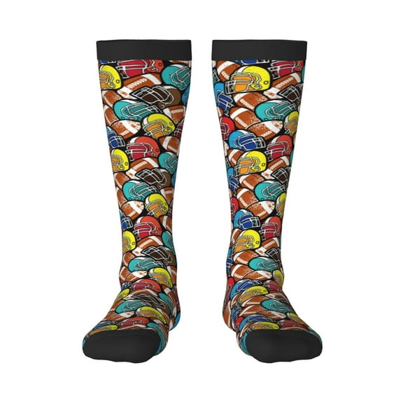 Sigee American Football for Socks for Men Women Gifts for Him Boyfriend Teenage Boys Stocking Stuffers