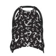 Sigee Anchors Print Multiuse Stretchy Baby Car Seat Cover Nursing
