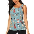 thumbnail image 1 of Sigee Animal Dog for Women's Workout Tank Top,Running Tank Tops,Sleeveless Gym ClothesXX-Large, 1 of 8