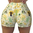 thumbnail image 1 of Sigee Animal Tree Print Women's High Waist Workout Shorts - Squat Proof, Tummy Control, Yoga and Gym Activewear-XX-Large, 1 of 9