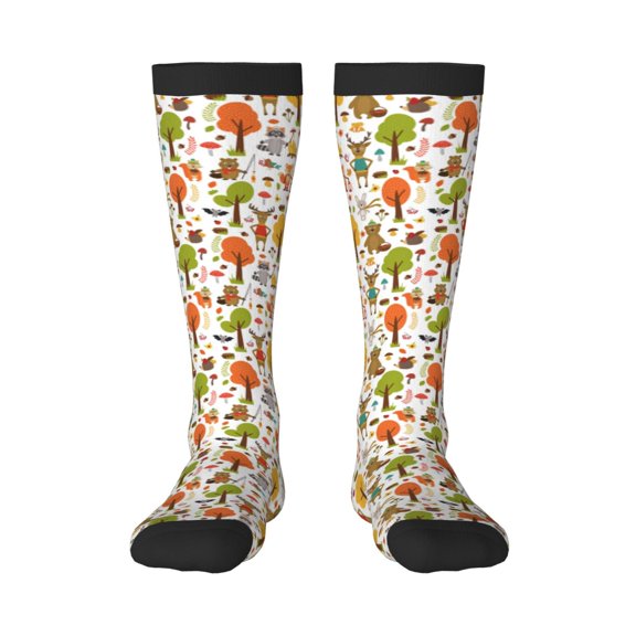 Sigee Animals Forest for Socks for Men Women Gifts for Him Boyfriend Teenage Boys Stocking Stuffers