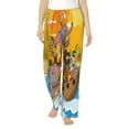 thumbnail image 1 of Sigee Animals on Noah's Ark1 Print Women's Soft Pajama Pants - Breathable and Comfortable Lounge Sleep Bottoms with Elastic Waistband and Pockets-XX-Large, 1 of 9