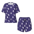 thumbnail image 1 of Sigee Astronaut Rabbit for Sleepwear Casual Pjs with Pockets Women's Pajamas Sets Shorts 2 Piece Short Sleeve Lounge Sets X-Large, 1 of 9