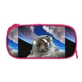 thumbnail image 1 of Sigee Astronaut in Outer Space for Portable Pencil Pouch with Zipper for Students, Artists, and Office Use, 1 of 5