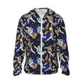 thumbnail image 1 of Sigee Astronauts in sport Print UPF50+ Men's Sun Protection Hoodie Shirt SPF UV Shirt Long Sleeve Fishing Outdoor Lightweight, S-3XL, 1 of 9