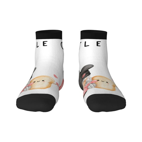 Sigee Baker Gnome for Crew Soft Moisture-wicking Socks ,Cushion Moisture Wicking Boot Socks for Men and Women