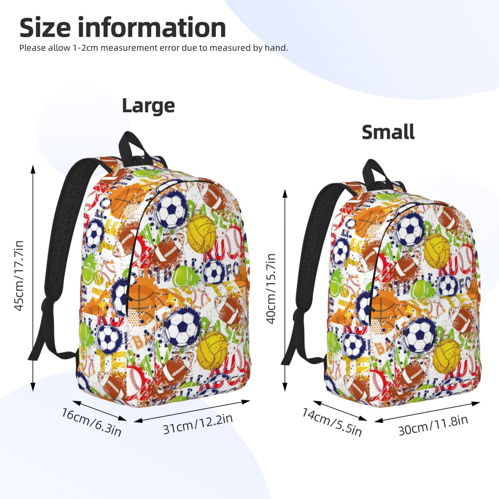 Sigee Balls for Canvas Large Capacity Laptop Backpack for Men and Women