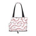 Sigee Baseballs for Pet Carrier Bag for Puppy with Pockets for Walking