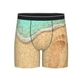 thumbnail image 1 of Sigee Beach Footprint for Men's Boxer Briefs,Moisture Wicking and Breathable X-Large, 1 of 9