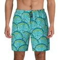 thumbnail image 1 of Sigee Beautiful Seashells Print Mens Swim Trunks with Compression Liner Quick Dry Swim Stretch Beach Shorts with Pockets,S-3XL, 1 of 7