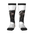Sigee Black And White Boston Terrier for Socks for Men Women Socks