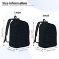 thumbnail image 1 of Sigee Black Fish scales for Canvas Large Capacity Laptop Backpack for Men and Women, Travel Backpack, 1 of 8