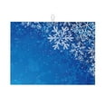 thumbnail image 1 of Sigee Blue Christmas With Snowflakes for Dish Drying Mat for Kitchen Counter,Premium Kitchen Drying Mat 18" x 24"Dish Drying Pad, 1 of 7