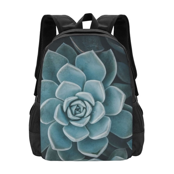 Sigee Blue Color Cactus for Simple large capacity backpack Travel Laptop Backpack, Business for Travel and Daily Use