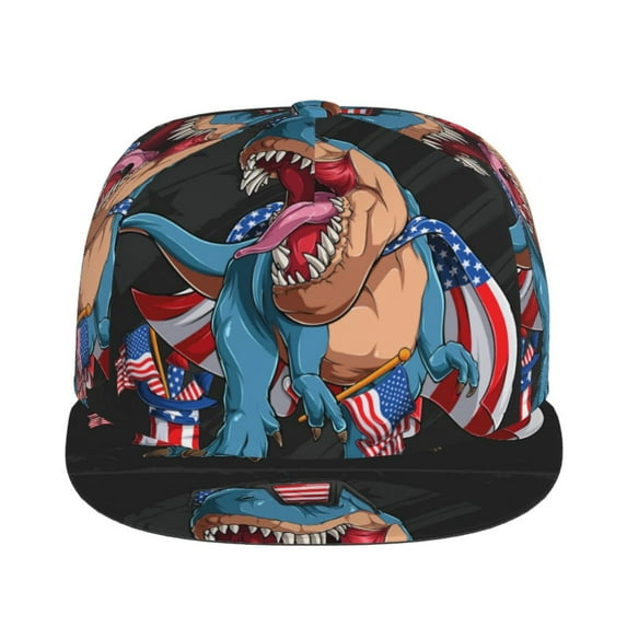 Sigee Blue Dinosaur Print Men Women Fashion Baseball Cap,Unisex-Adults,Classic Adjustable Plain Hat
