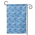 thumbnail image 1 of Sigee Blue Fish for Live Happy Decorative Small Garden Flag,Double Sided Yard Flags Holiday Garden Flags for All Seasons, 1 of 9