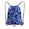 thumbnail image 1 of Sigee Blue Lightning1 for Drawstring Zipper Backpack ,Waterproof, Durable, Lightweight Gym Bag for Sports, 1 of 5