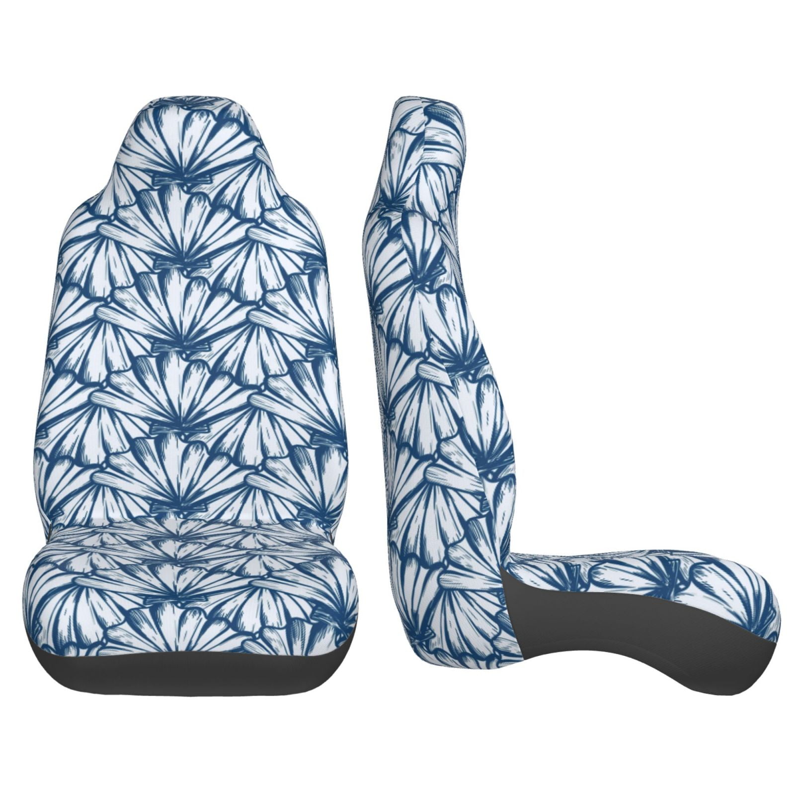 Blue Solitude Car Seat Cover Set