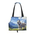 Sigee Blue Sky Dog for Pet Carrier Bag for Puppy with Pockets for