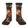 thumbnail image 1 of Sigee Blue Sky White Cloud Eagle for Premium Children's Socks Unisex School Kids Boys Girls,Soft and Comfy Kids' Socks, 1 of 5
