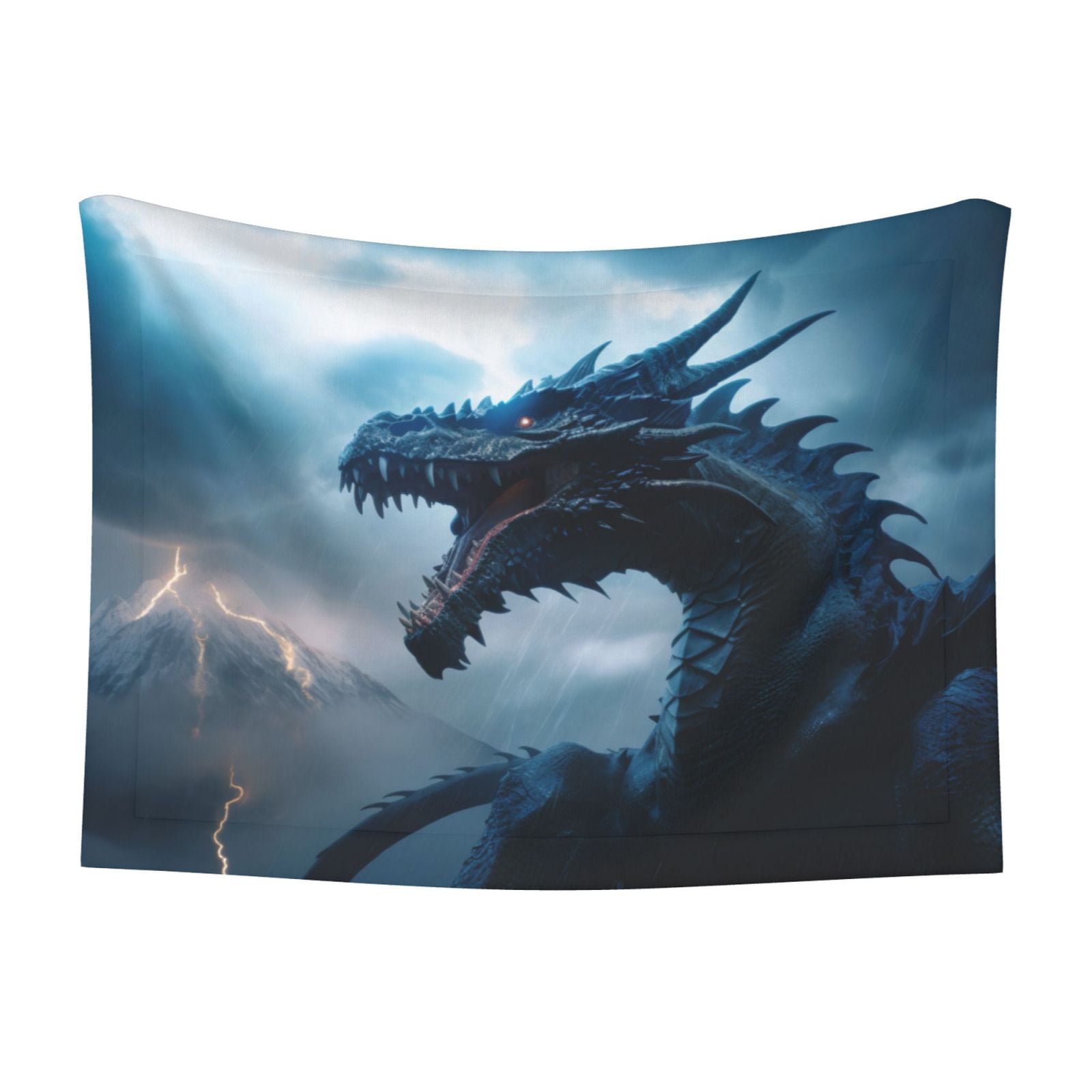 Sigee Blue Thunder Storm Dragon for Pet Blanket for Dog Cat Puppy